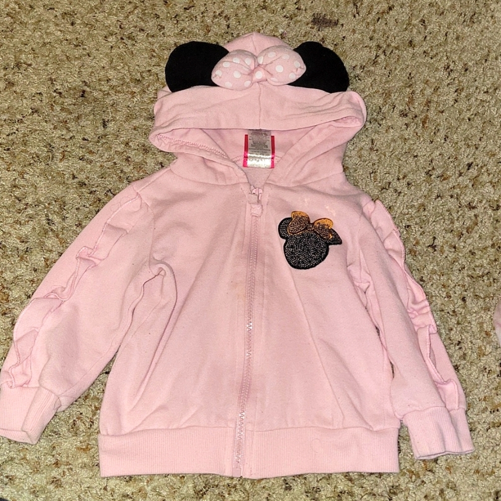 mini mouse sweat outfit 2 piece set,